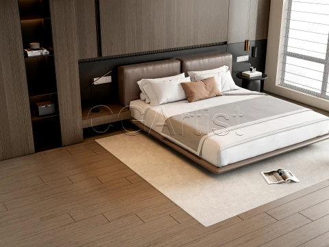 Modern bedroom 1 3D Model