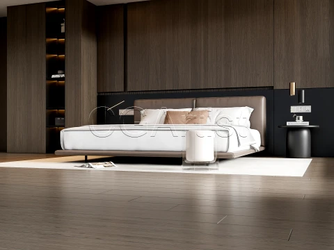 Modern bedroom 1 3D Model
