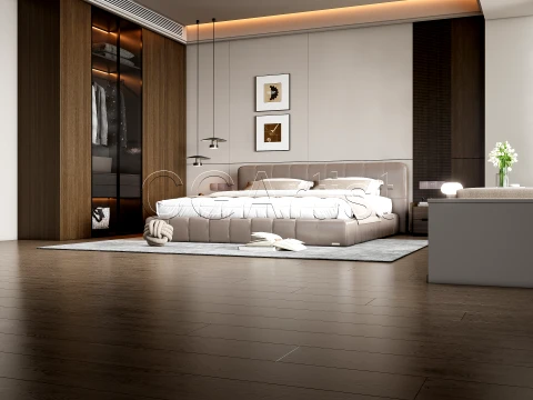 Modern bedroom 2 3D Model
