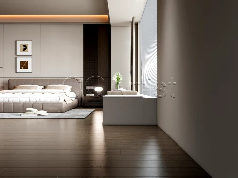 Modern bedroom 2 3D Model