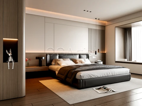 Dormitorio moderno 5 Modelo 3D