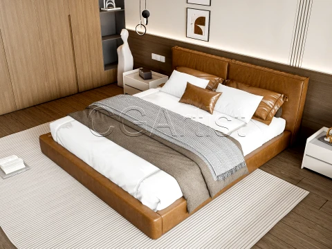 Modern bedroom 9 3D Model