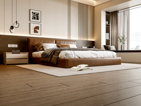 Modern bedroom 9 3D Model