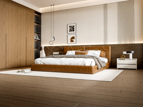 Modern bedroom 9 3D Model