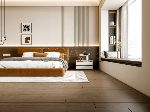 Modern bedroom 9 3D Model