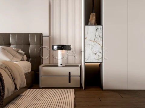 Modern bedroom 10 3D Model