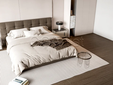 Modern bedroom 10 3D Model
