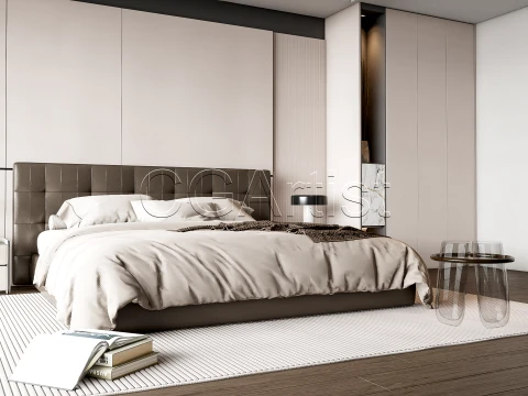 Modern bedroom 10 3D Model