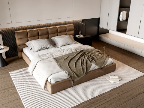 Modern bedroom 11 3D Model