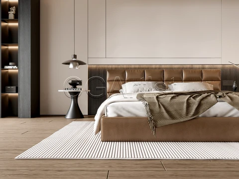 Modern bedroom 11 3D Model