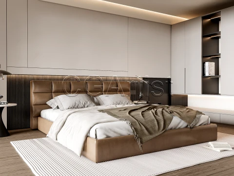 Modern bedroom 11 3D Model