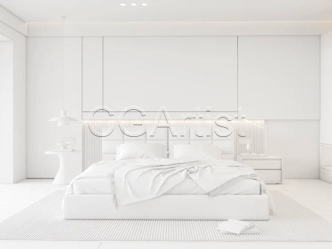 Modern bedroom 11 3D Model
