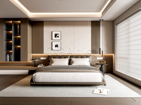 Dormitorio moderno 12 Modelo 3D