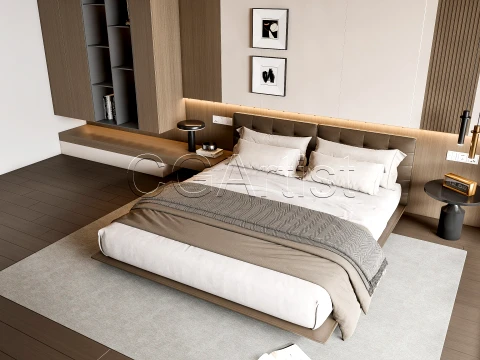 Modern bedroom 12 3D Model