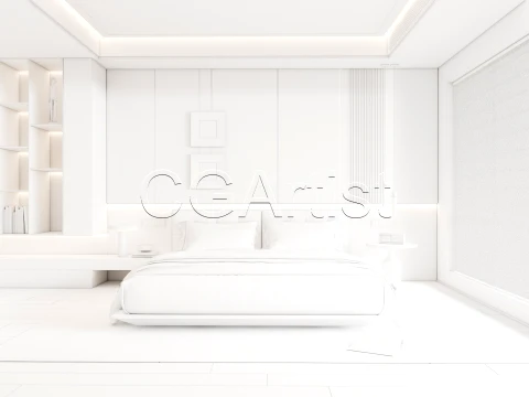 Modern bedroom 12 3D Model
