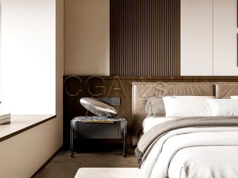 Modern bedroom 13 3D Model