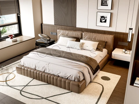 Modern bedroom 13 3D Model