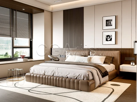 Modern bedroom 13 3D Model