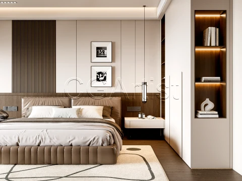 Modern bedroom 13 3D Model