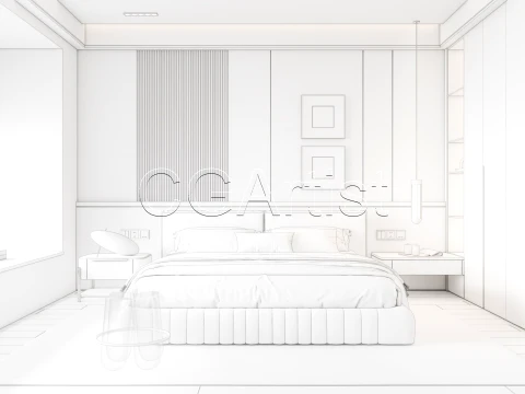 Modern bedroom 13 3D Model