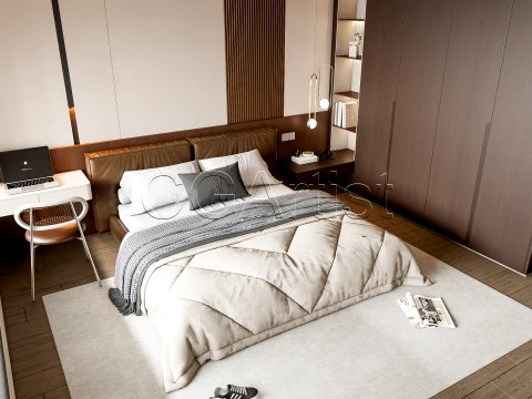 Modern bedroom 14 3D Model