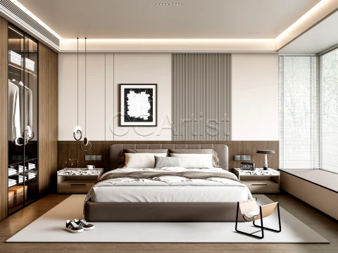 dormitorio moderno 15 Modelo 3D