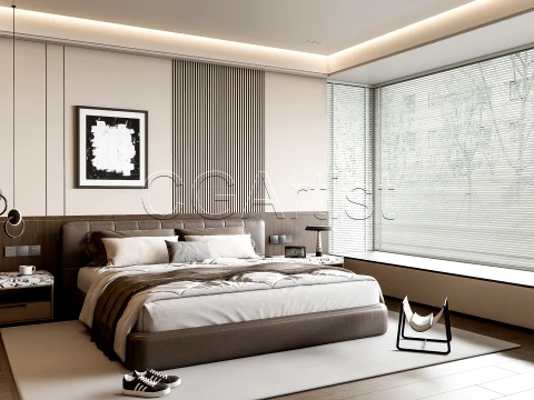 Modern bedroom 15 3D Model