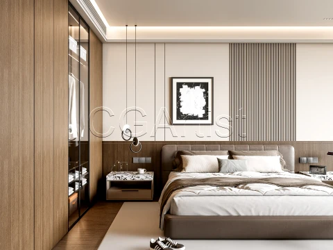 Modern bedroom 15 3D Model