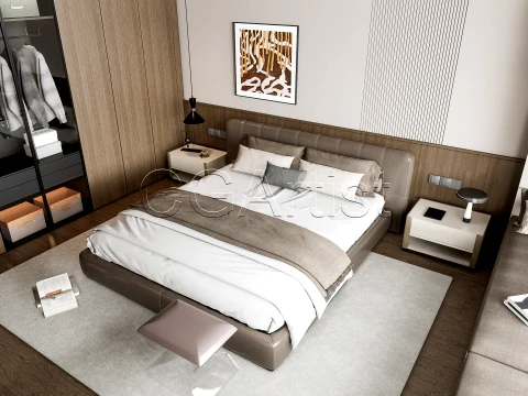 Modern bedroom 16 3D Model