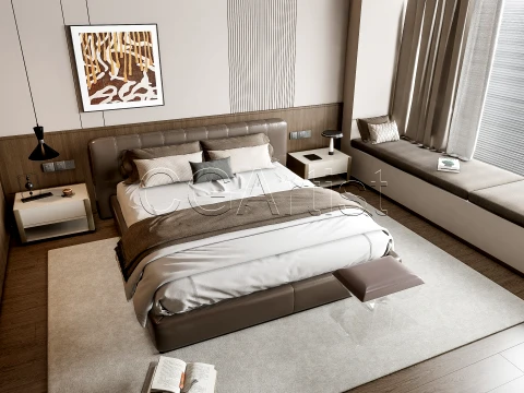 Modern bedroom 16 3D Model