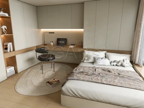 Modern bedroom 17 3D Model