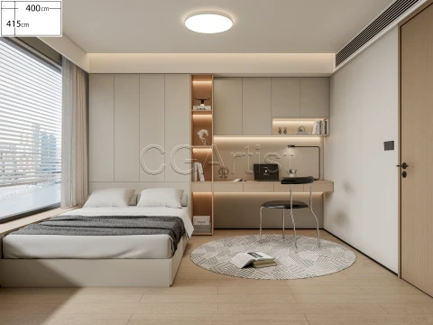 dormitorio moderno 18 Modelo 3D