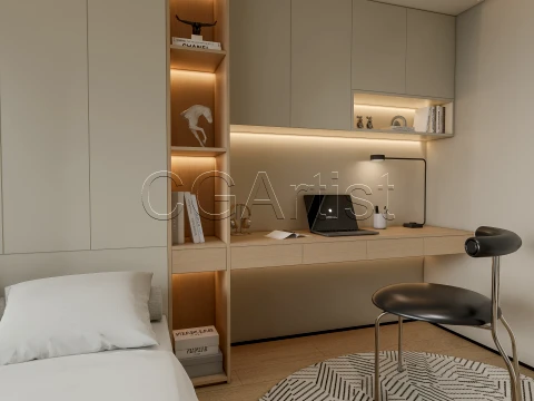 Modern bedroom 18 3D Model