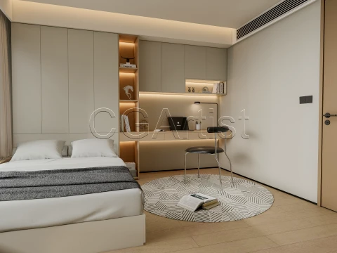 Modern bedroom 18 3D Model
