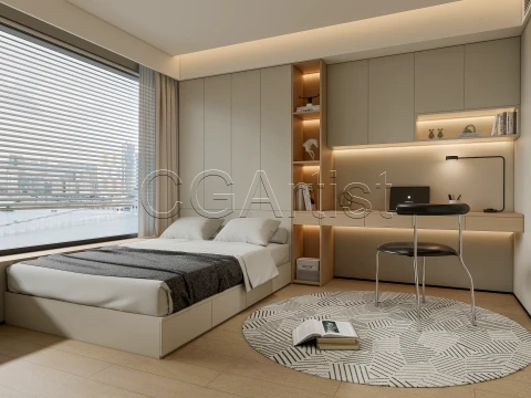 Modern bedroom 18 3D Model