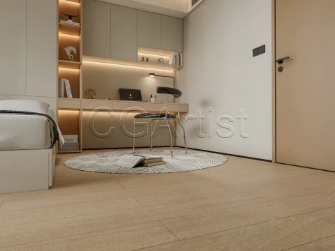 Modern bedroom 18 3D Model