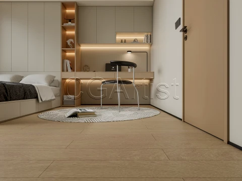 Modern bedroom 18 3D Model