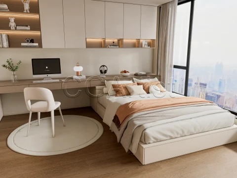 Modern bedroom 19 3D Model