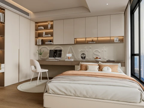 Modern bedroom 19 3D Model