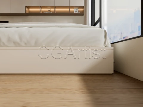 Modern bedroom 19 3D Model