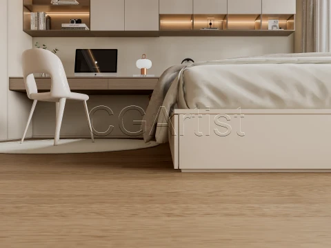 Modern bedroom 19 3D Model