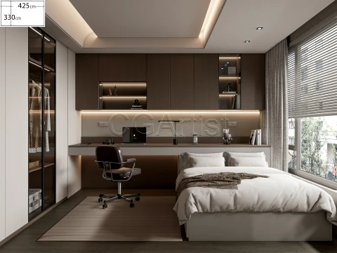 dormitorio moderno 20 Modelo 3D