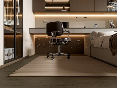 Modern bedroom 20 3D Model