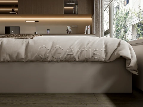 Modern bedroom 20 3D Model