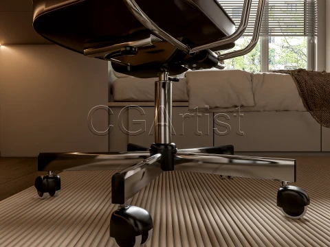 Modern bedroom 20 3D Model