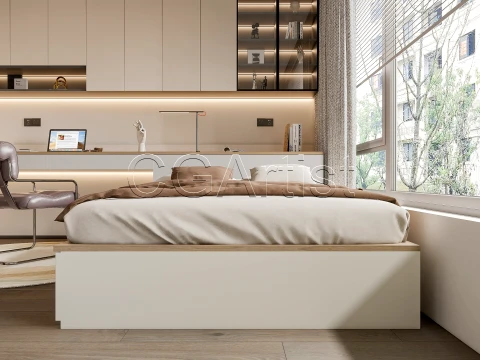 Modern bedroom 21 3D Model