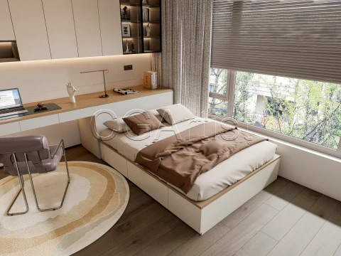 Modern bedroom 21 3D Model