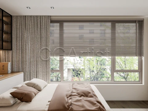 Modern bedroom 21 3D Model