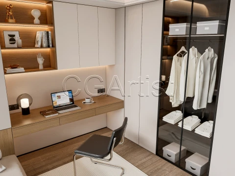 Modern bedroom 22 3D Model