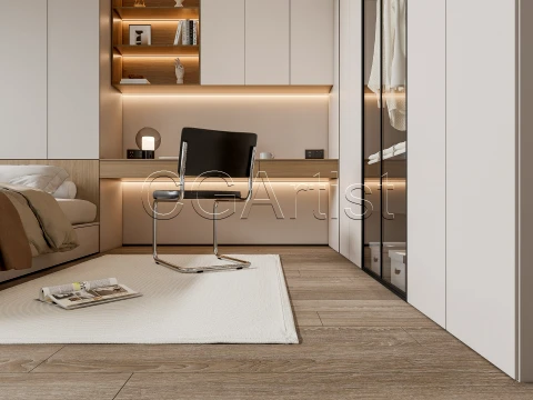 Modern bedroom 22 3D Model